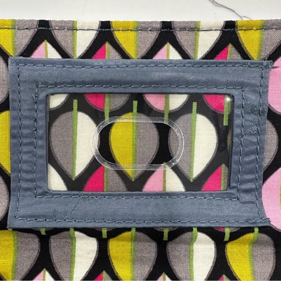 Vera Bradley Quilted Blue/Gray Wallet EUC - Picture 9 of 11